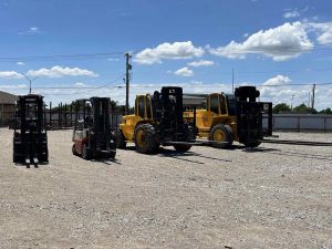 7/27 2021 Sellick 10,000lb forklift, 2011 16,000lb forklift, Nissan LP forklift, Toyota electric forklift, pallet shelving, coke machines, vintage items, storage containers, pickup beds, engine parts, car parts, seats, consoles, drivelines, yard vehicles, 2-ton 4-post overhead cranes, Porta-Cool, large air compressor, shop tools, lots more!