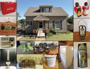 11/12 1,437± SQ.FT HOME – Lanterns- Lamps – Glassware – Coca-Cola – Carnival – Uranium – Collectibles – Furniture  Cherokee OK