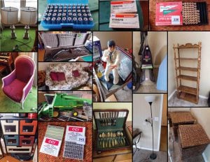 2/17  Trinkets – Household – Ammo/Reloading – Holiday – Crafts – Hunting Gear – Furniture