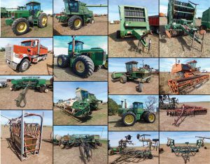 4/1 Tractors – Combines – Tillage – Trailers – Sprayers – Dump Truck – Fert Spreader – Hay Equip Medford OK